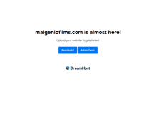 Tablet Screenshot of malgeniofilms.com